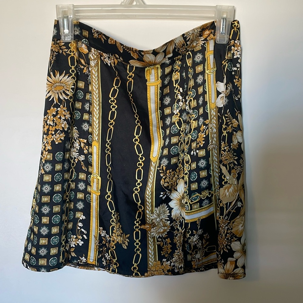 SHEIN Printed mini skirt